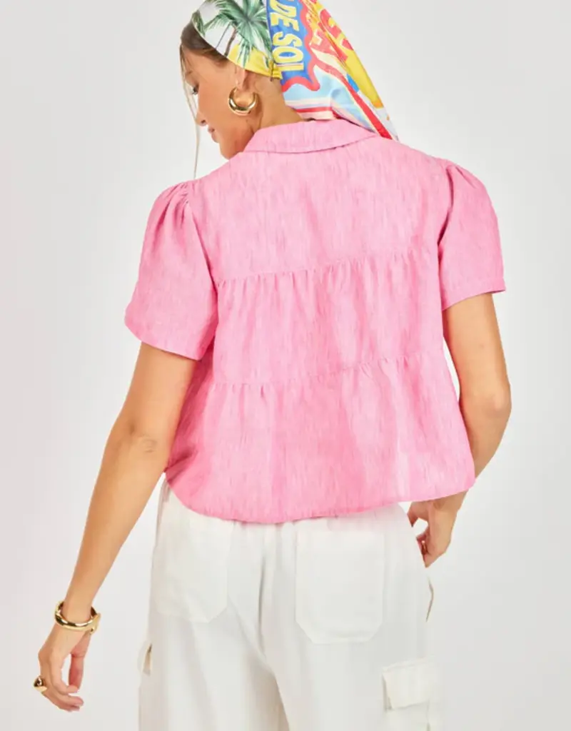 SADIE AND SAGE BY THE SEA TIERED SHIRT