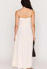 MINKPINK ESTELLE TIE FRONT MAXI DRESS