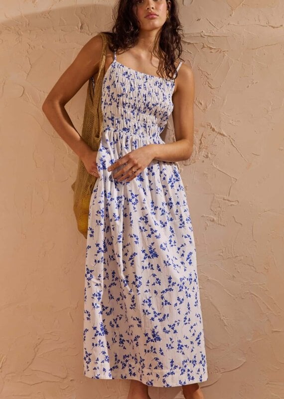 MINKPINK FLORENCE BACKLESS MIDI DRESS