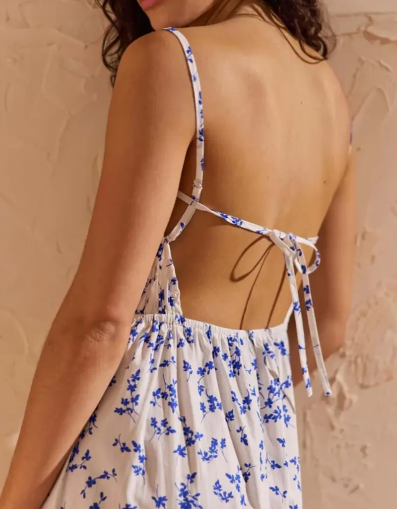 MINKPINK FLORENCE BACKLESS MIDI DRESS