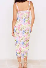 MINKPINK CELINA MESH MIDI DRESS