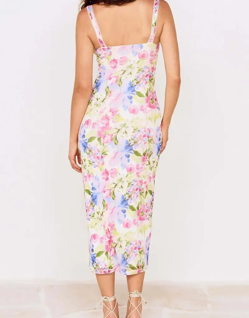 MINKPINK CELINA MESH MIDI DRESS