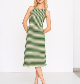 24COLOURS SALT AND SAGE MIDI DRESS