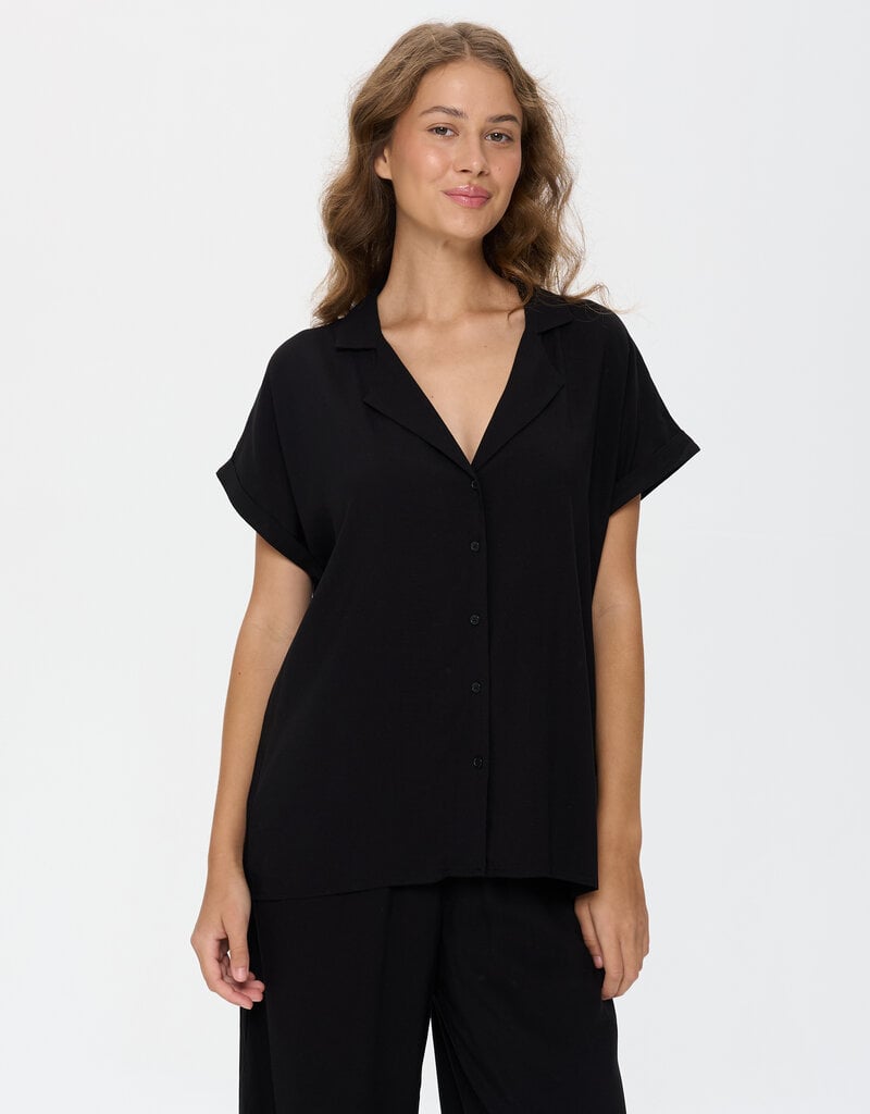 24COLOURS MIDNIGHT BUTTON DOWN BLOUSE