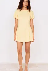 MINKPINK GRAZIA PUFF SLEEVE MINI DRESS
