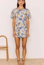 MINKPINK LUCIA PUFF SLEEVE MINI DRESS