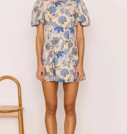 MINKPINK LUCIA PUFF SLEEVE MINI DRESS