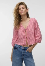 VERO MODA CAMILLA 3/4 SLEEVE WOVEN TOP