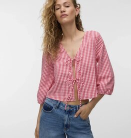 VERO MODA CAMILLA 3/4 SLEEVE WOVEN TOP