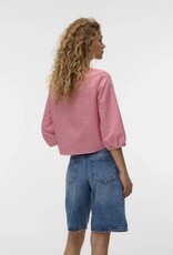 VERO MODA CAMILLA 3/4 SLEEVE WOVEN TOP