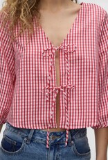 VERO MODA CAMILLA 3/4 SLEEVE WOVEN TOP