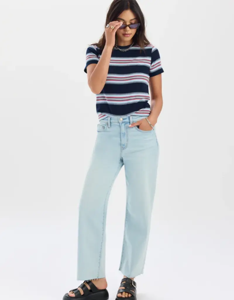 DAZE PLEASER HIGH + WIDE ANKLE JEANS