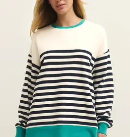 ZSUPPLY LAYER UP STRIPE SWEATSHIRT