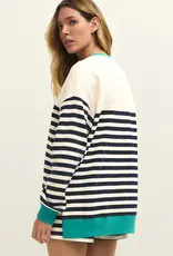 ZSUPPLY LAYER UP STRIPE SWEATSHIRT