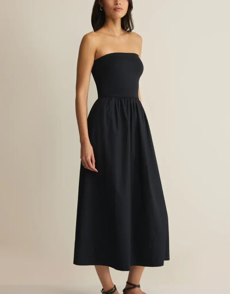 ZSUPPLY SUNSOUGHT STRAPLESS MIDI DRESS