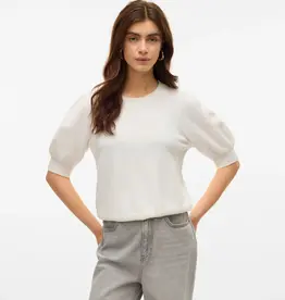 VERO MODA DOFFY SHORT SLEEVE CREW SWEATER