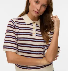 VERO MODA POLONECK KNIT PULLOVER
