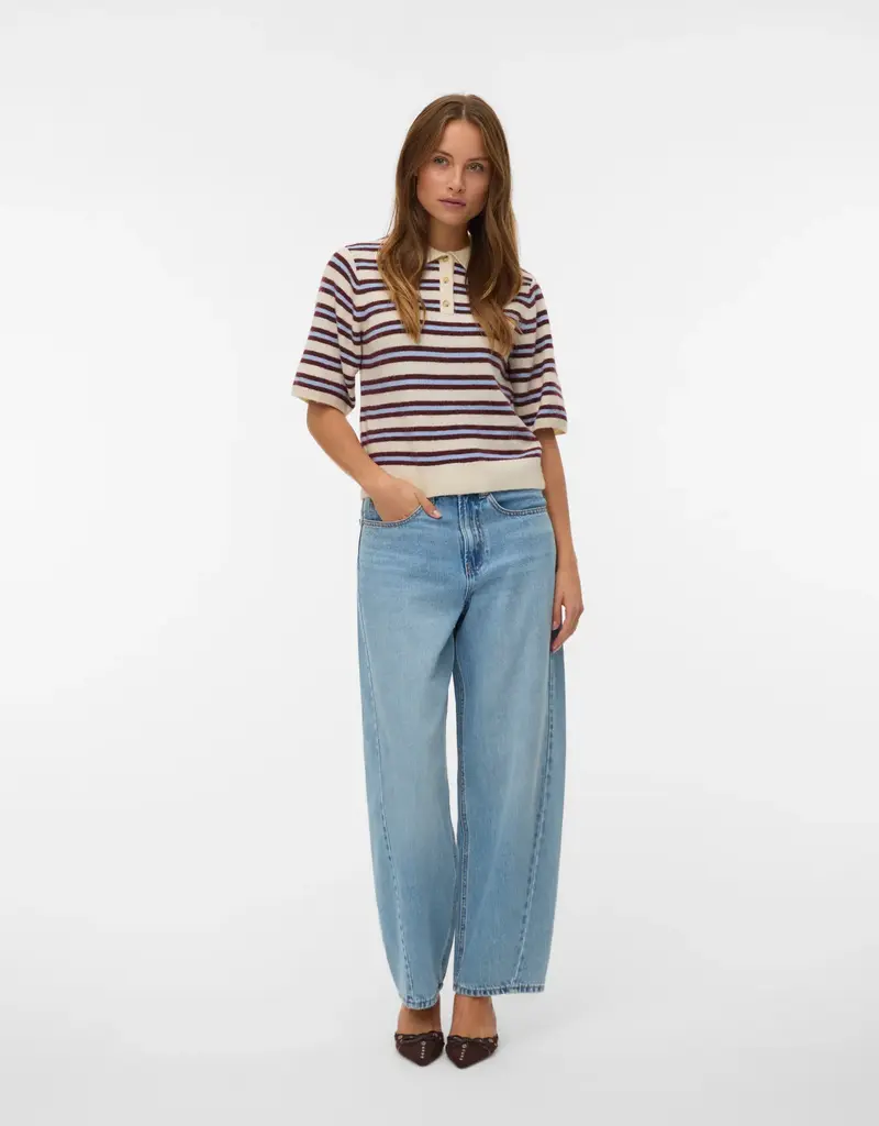 VERO MODA POLONECK KNIT PULLOVER