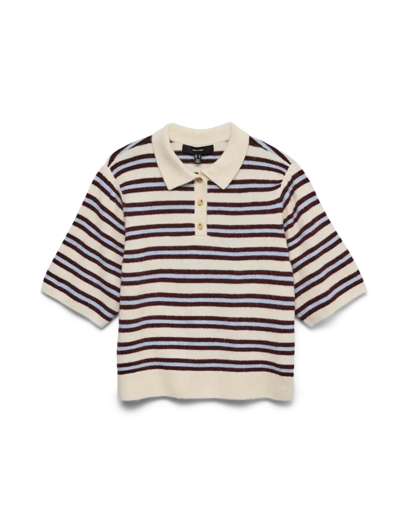 VERO MODA POLONECK KNIT PULLOVER
