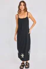 SAGE THE LABEL NEPTUNE EMBROIDERED MAXI DRESS