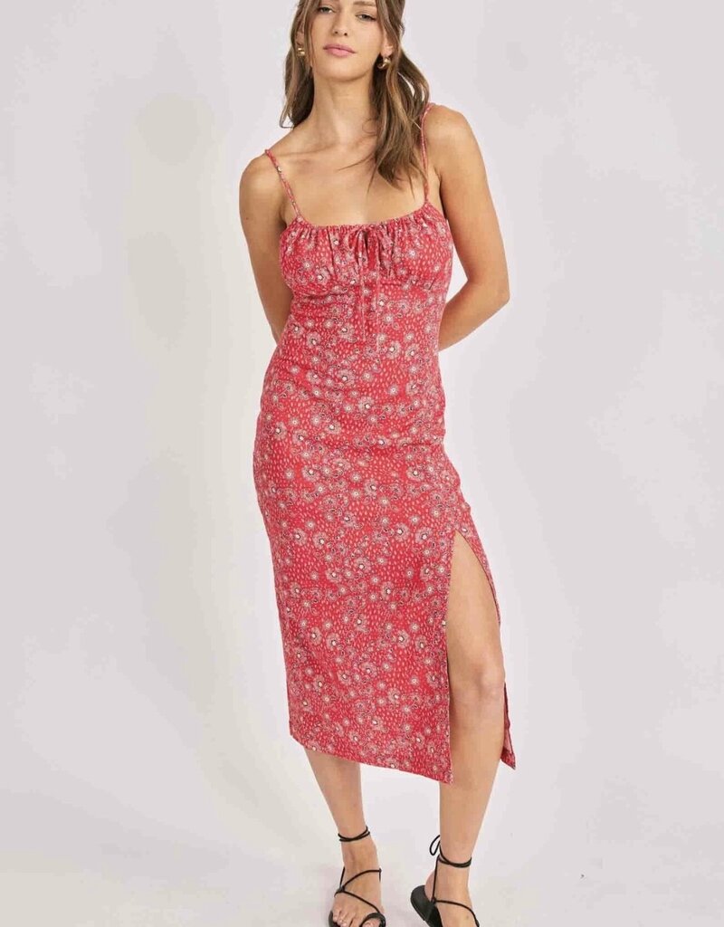 SADIE AND SAGE FIRECRACKER MIDI DRESS