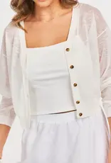 SADIE AND SAGE EVIE BUTTON FRONT CARDIGAN
