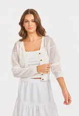 SADIE AND SAGE EVIE BUTTON FRONT CARDIGAN
