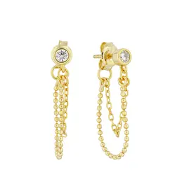 BELLE BY ELLE BELLE & CHAIN STUDS