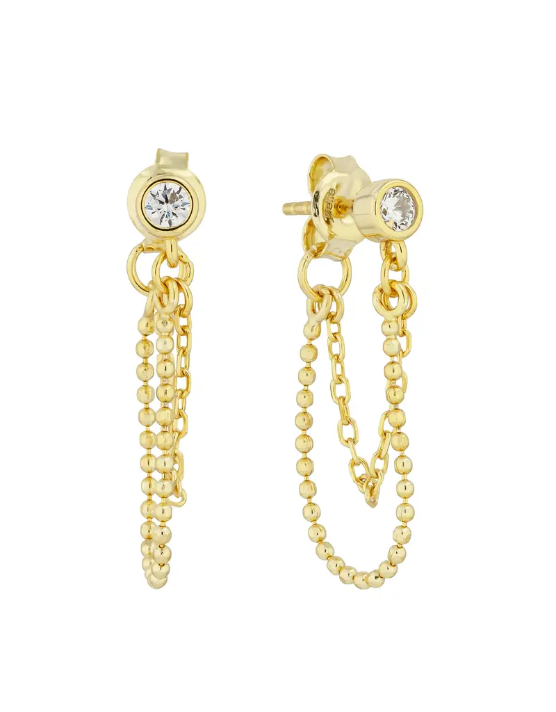 BELLE BY ELLE BELLE & CHAIN STUDS