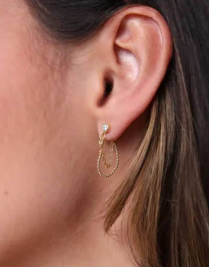 BELLE BY ELLE BELLE & CHAIN STUDS