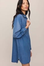 ZSUPPLY LUCIE DENIM SHIRT DRESS