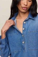 ZSUPPLY LUCIE DENIM SHIRT DRESS