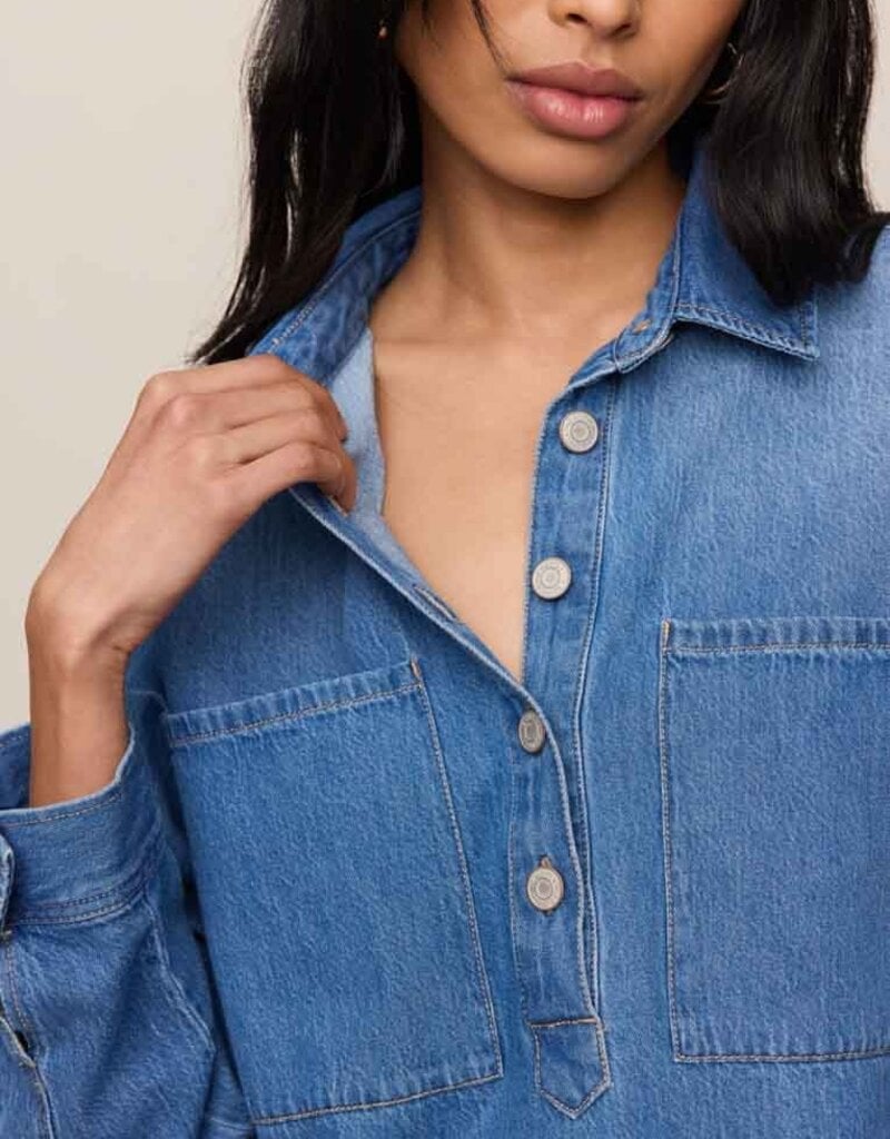 ZSUPPLY LUCIE DENIM SHIRT DRESS