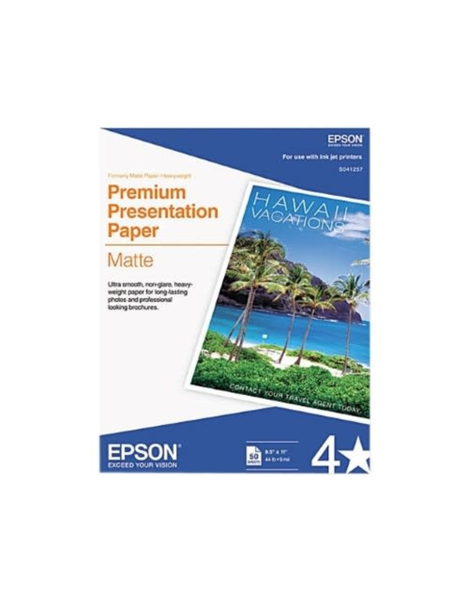 Epson Paper Epson Matte Photo 8 5x11 44lb 50 Pack Nsixty Trading Company Ltd