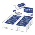 STAEDTLER ERASER-PLASTIC MARS SOFT, WHITE VINYL IN SLEEVE