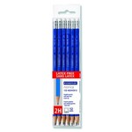 STAEDTLER PENCIL-NORICA WITH WHITE VINYL ERASER, HB 12/BOX