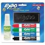 Expo MARKER SET-DRY ERASE, EXPO LOW ODOUR STARTER, CHISEL TIP
