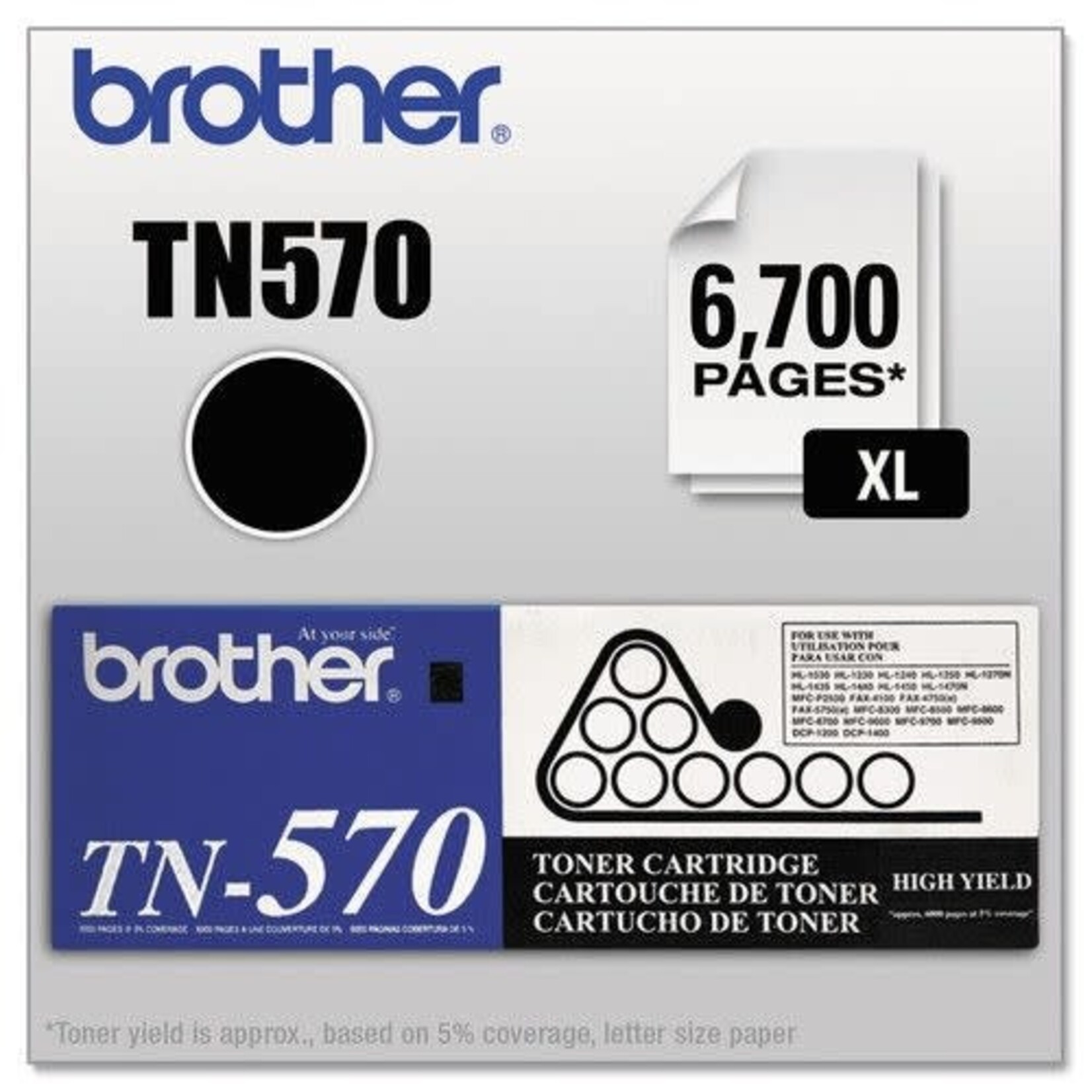 Brother LASER TONER BROTHER BLACK HIGH YIELD 570