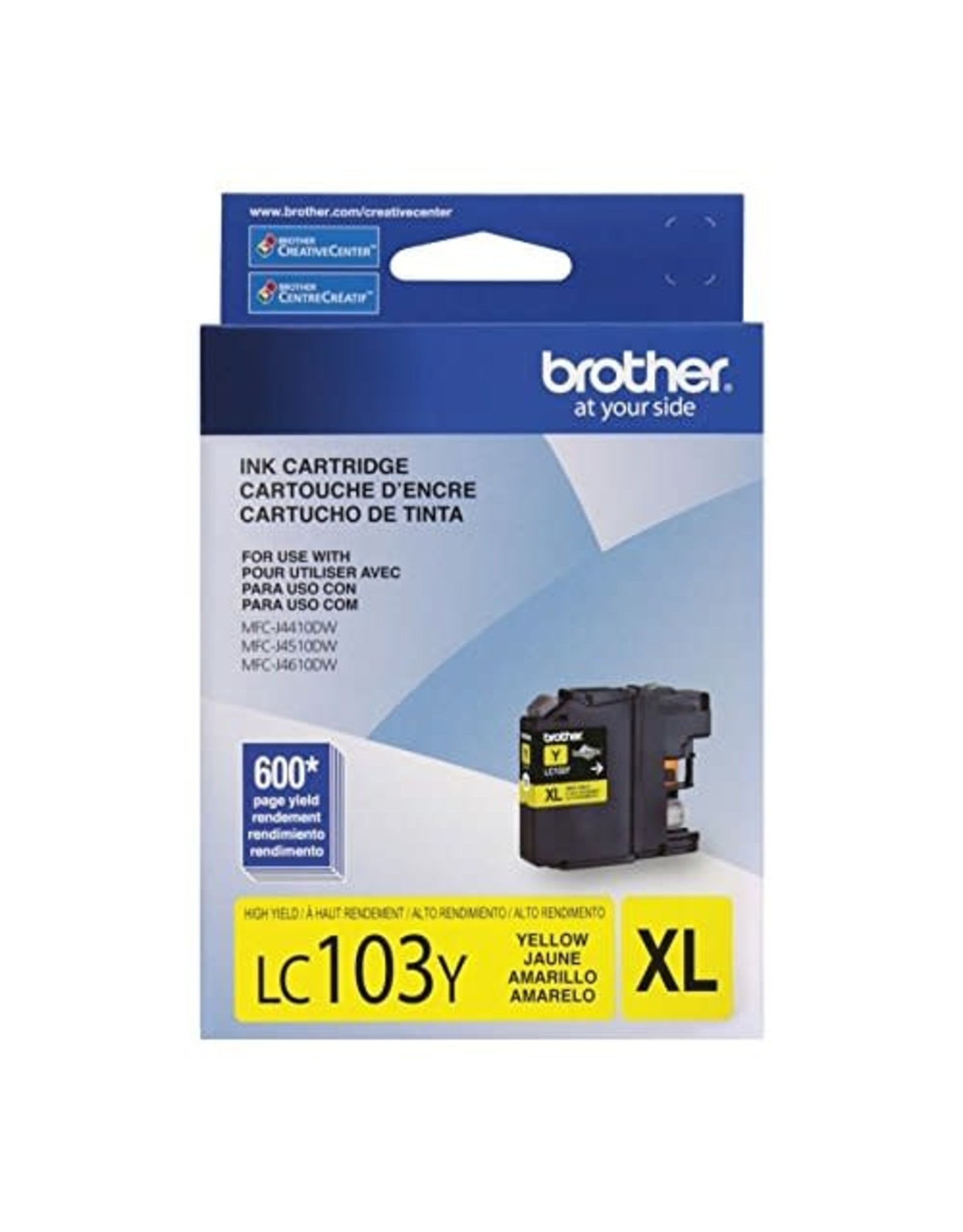 Brother INKJET CARTRIDGE-BROTHER 103 YELLOW HIGH YIELD