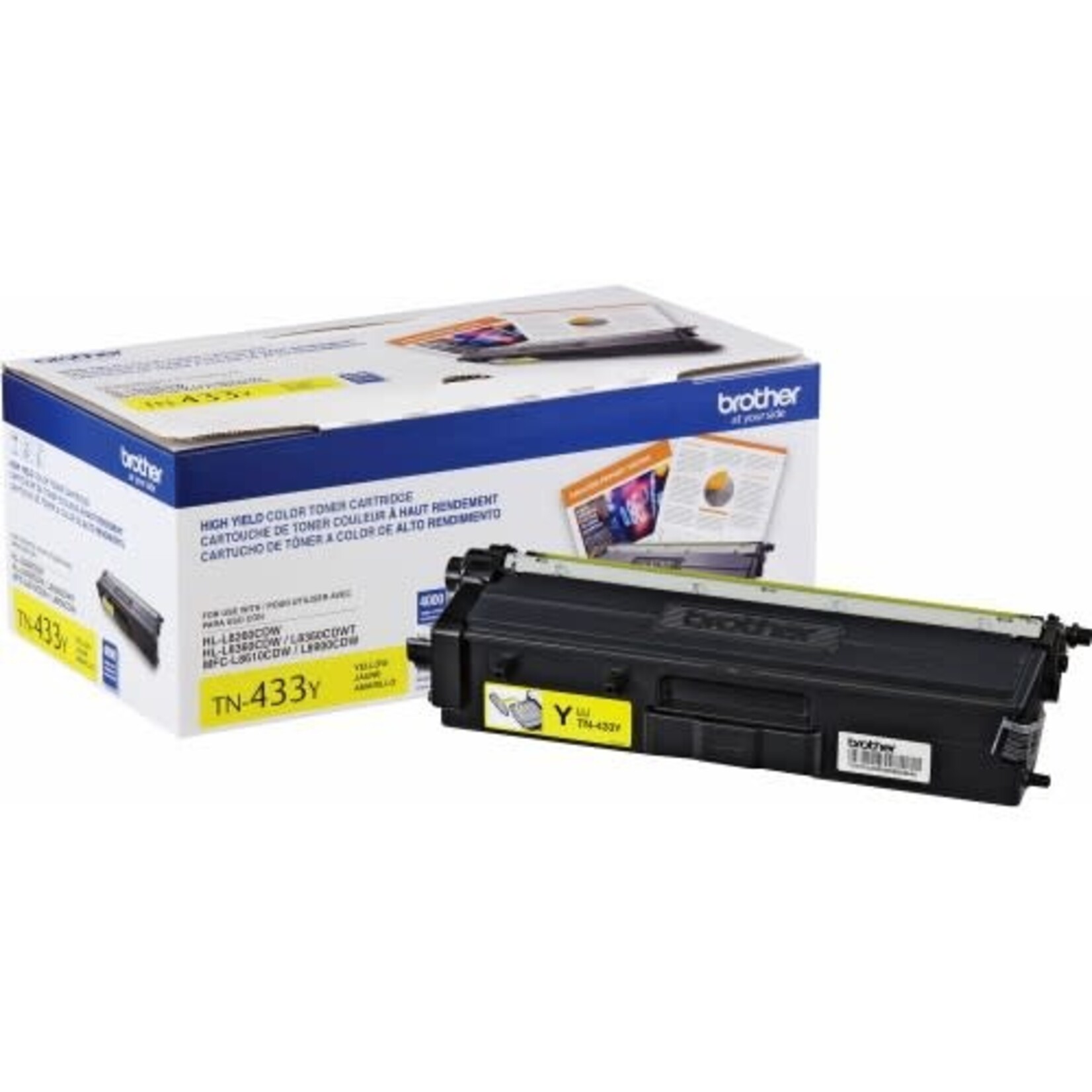Brother LASER TONER BROTHER YELLOW HIGH YIELD TN 433