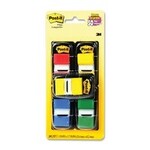 Post-it FLAGS-POST-IT, 1''.X 1.7'' 50X5 BRIGHT COLOURS, BONUS PACK