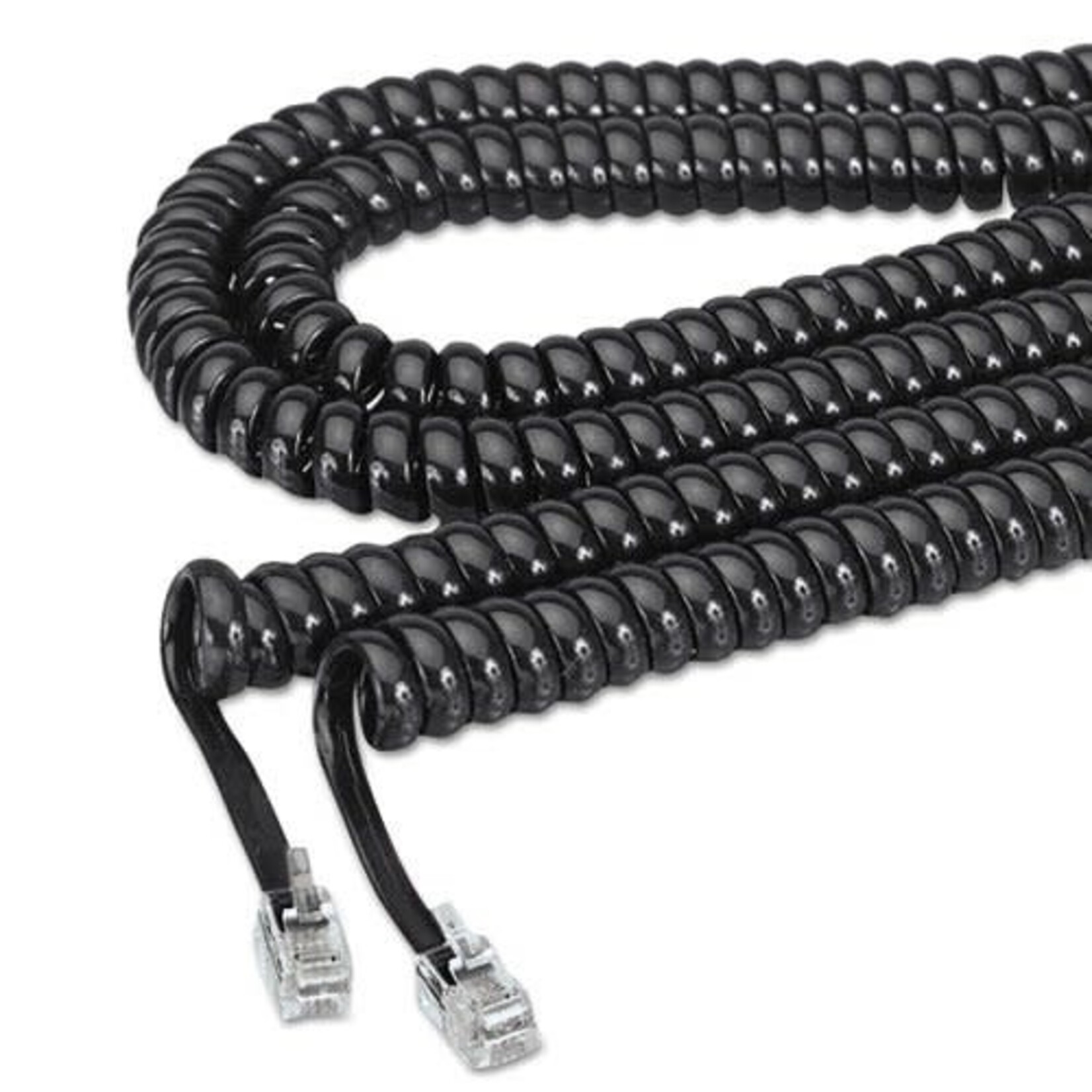 Artistic Products TELEPHONE COIL CORD-25' BLACK