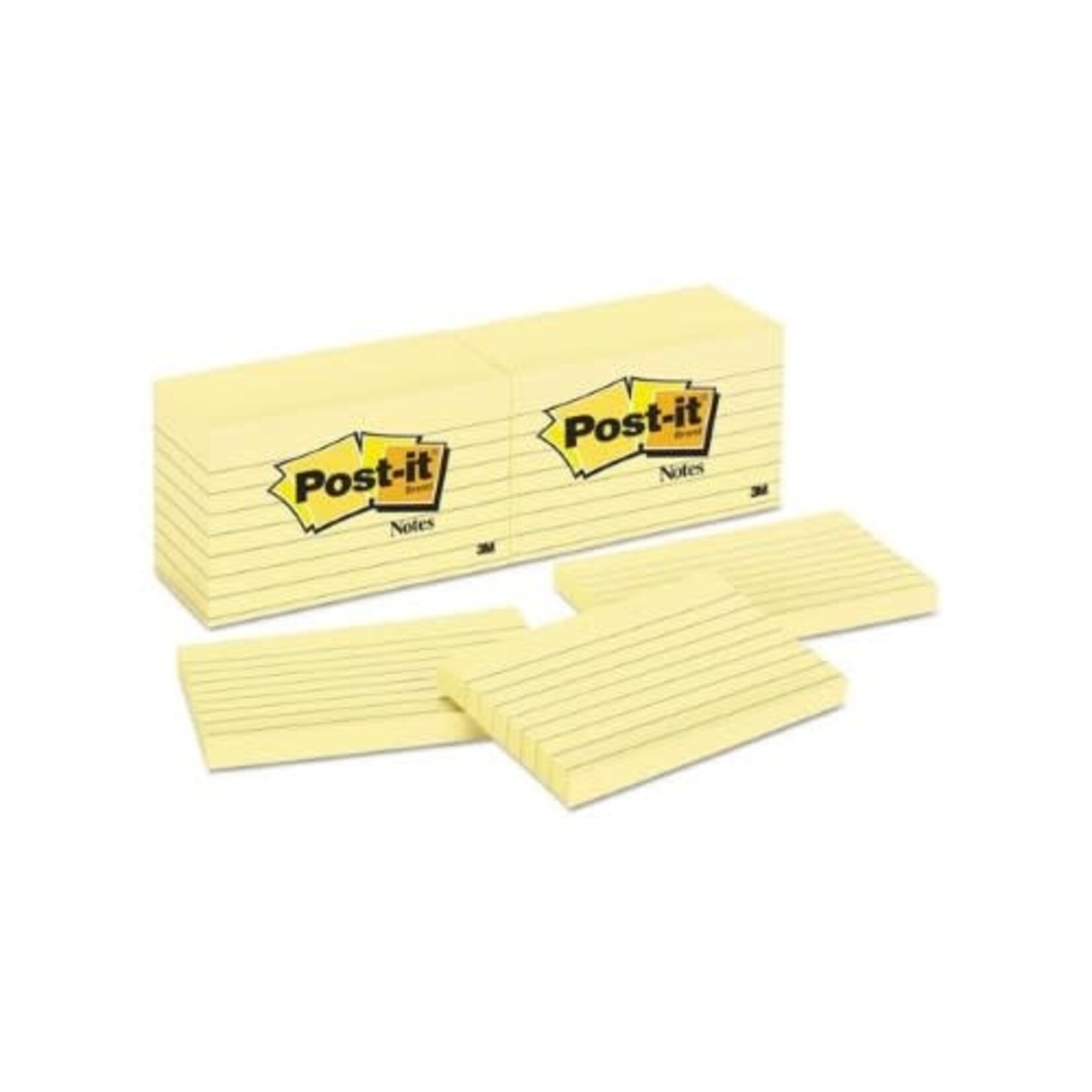 Post-it NOTES-POST-IT, LINED 3X5  YELLOW 100 SHEETS