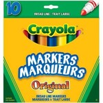 Crayola MARKERS-BROAD LINE 10 ORIGINAL COLOURS