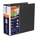 Davis Group BINDER-QUICKFIT VIEW, 4'' D-RING BLACK