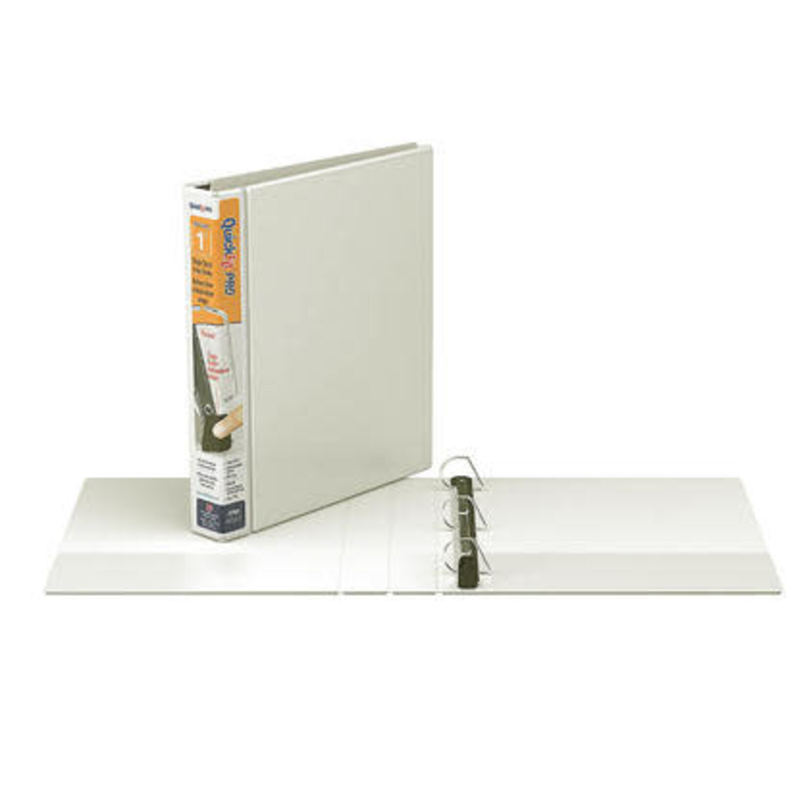 Davis Group BINDER-OVERLAY QUICKFIT PRO, VIEW, 1'' D-RING WHITE