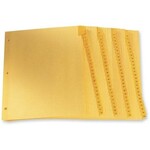 TOPS Products INDEX DIVIDERS-PRINTED TAB 11X8.5 1-100 BUFF, 100/SET