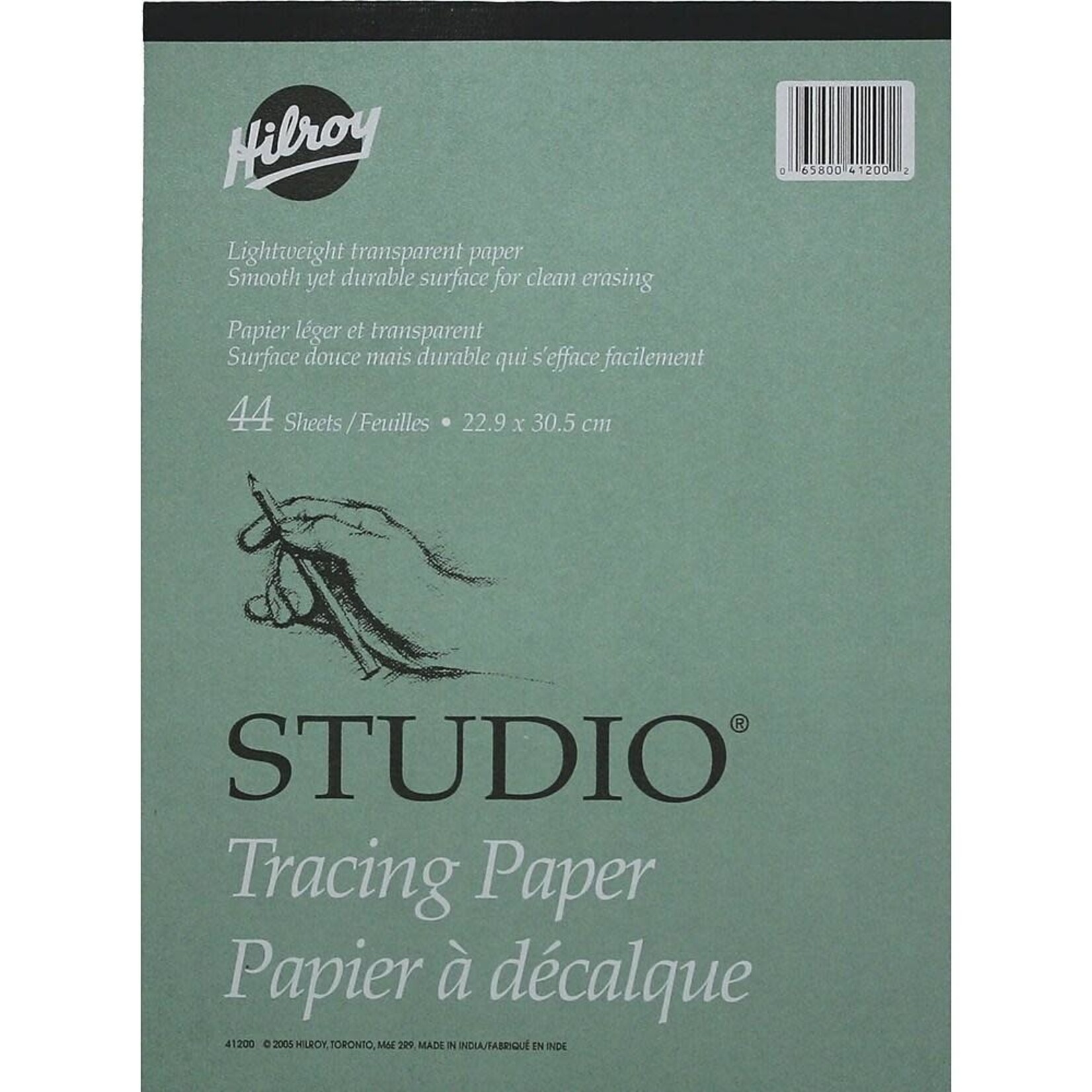 Hilroy TRACING PAPER-PADDED 9X12  44 SHEETS