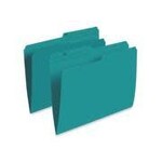 Pendaflex FILE FOLDER-LETTER 10.5 POINT REVERSIBLE, TEAL -R415 TEA