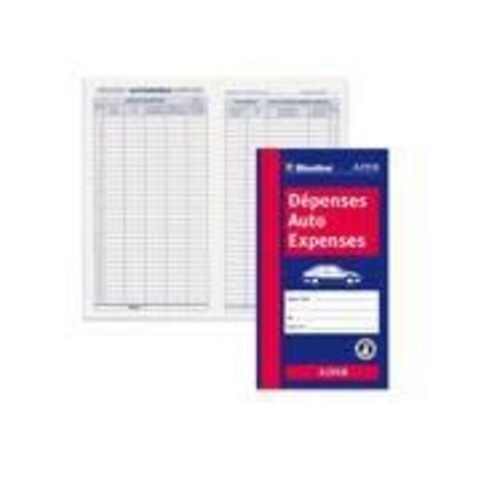 Blueline EXPENSE BOOK-AUTO 6-3/8X3.5 32 PAGE BILINGUAL
